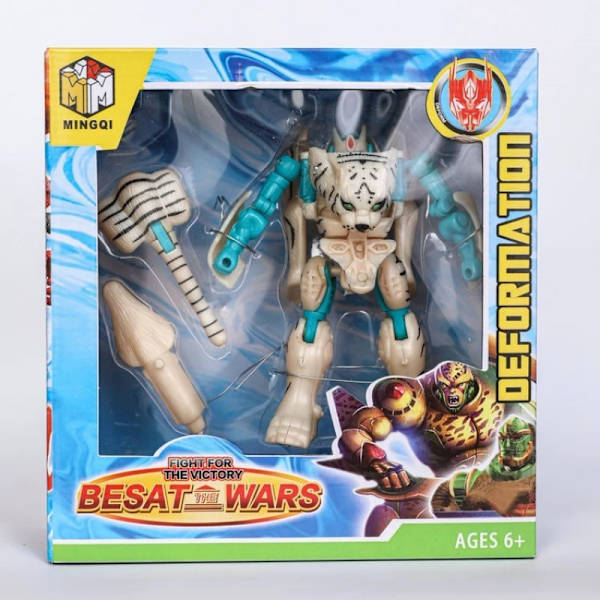 Transforming Toys Beastman Super Warrior King Kong Tyrannosaurus Metall Schimpans Actionfigurer Samlingsmodell med present barn jqr11