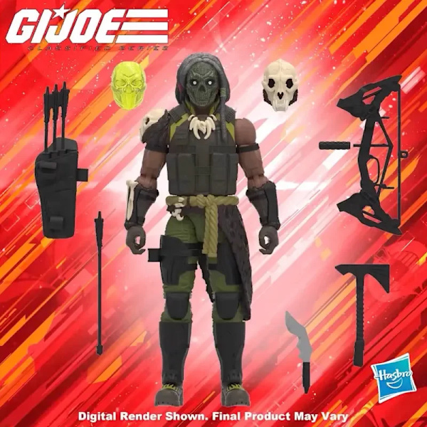 Original 6-tums Anime G.I. Joe Classified Series Cobra Shadow Tracker Action Figurmodell Leksak Rörlig figurinsamlingspresent with box