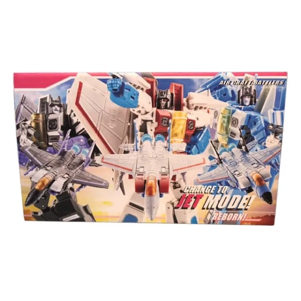 3st/ set Transformers Leksaker Fighter Squad Starscream Thundercracker Skywarp Actionfigur Deformation Robotleksak With Box