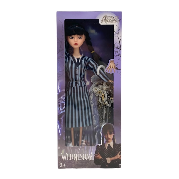 Ny onsdag Addams Familj Actionfigur Anime Rörlig docka Söt inredning Perifera tillbehör Docka Leksak Barn Födelsedagspresenter H