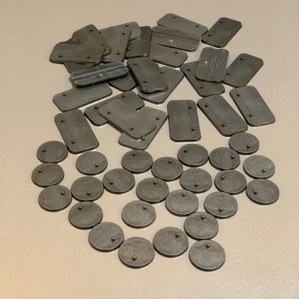 10~100st Stativ Bas För 6 tum. Legends Hero SW Black Series He Man Masters Of The Universe MOTU Comics Action Figurer Tillbehör 25PCS Round Base