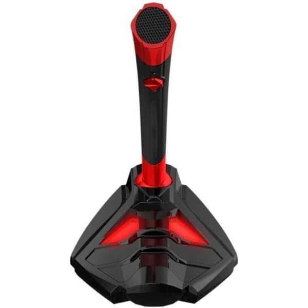 USB Stemmemikrofon for Datamaskin - Profesjonell Stasjonær Mikrofon - PC PS4 Gamer Mikrofon - Ny Versjon - Rød