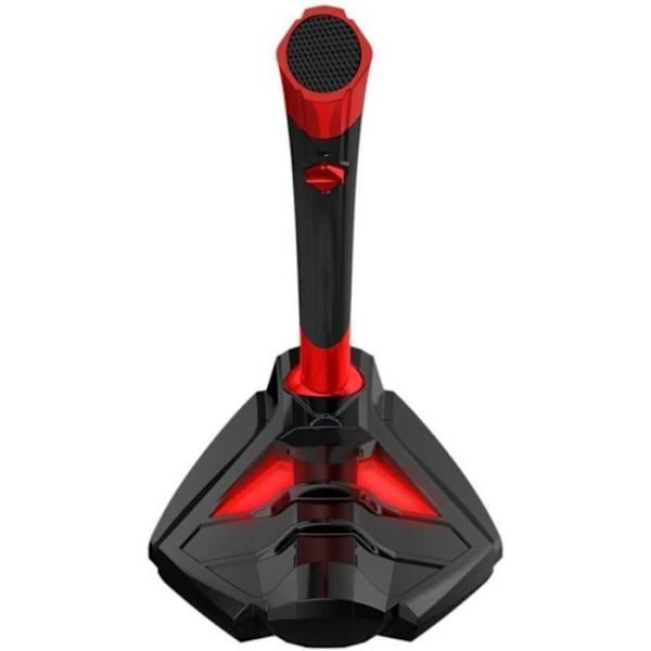 USB Stemmemikrofon til Computer - Professionel Skrivebordsmikrofon - PC PS4 Gamer Mikrofon - Ny Version - Rød