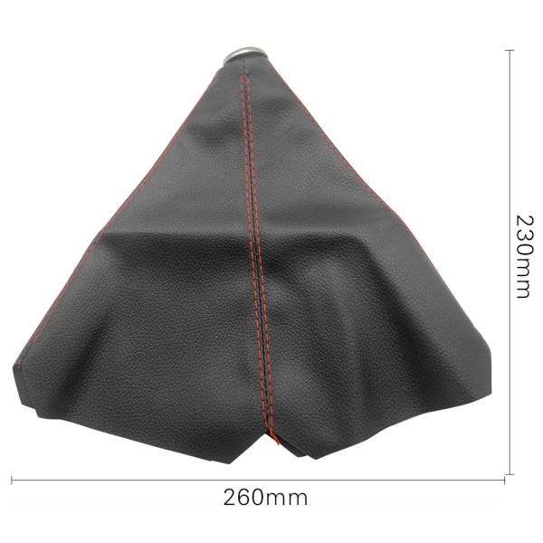5-växlad växelspaksknopp Byte för Peugeot 307 Bilväxelknopp för Peugeot 307 207 Citroen C3 C4 C5 delar-röd växelkrage Red Shift Collar