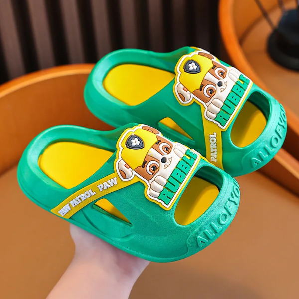 Paw Patrols Skor Tecknade sandaler Pojkar Flickor Kreativa Bekväma Cosplay Tofflor Sommar Nya Kawaii Outdoor Skor Halkfri Mjuk Rubble 26-27 inner 16cm