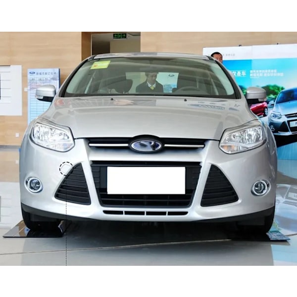 Dragkrok för främre stötfångare, cap, för Ford Focus MK3 2012 2013 2014 Silver