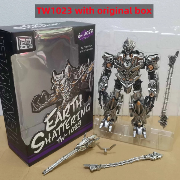Transformationsleksaker BaiWei TW1024 SS61 Sentinel Prime KO 19 cm Robotmodell TW1023 SS54 Galvatron KO Actionfigur Barn Pojkepresent TW1023 with box