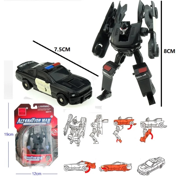 Mini Transformers Toy Masterpiece Model Toys For Boy Action Figure Studio Series 8cm Hasbro Devastator Transformer Silver