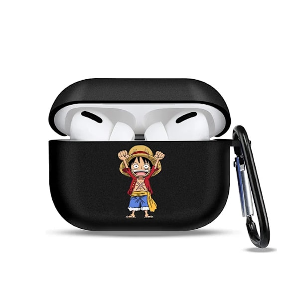 One Piece Luffy Case för AirPods 1 2 3 Pro Zoro Cartoon Print Trådlöst Bluetooth cover för Airpods 6 airpods pro