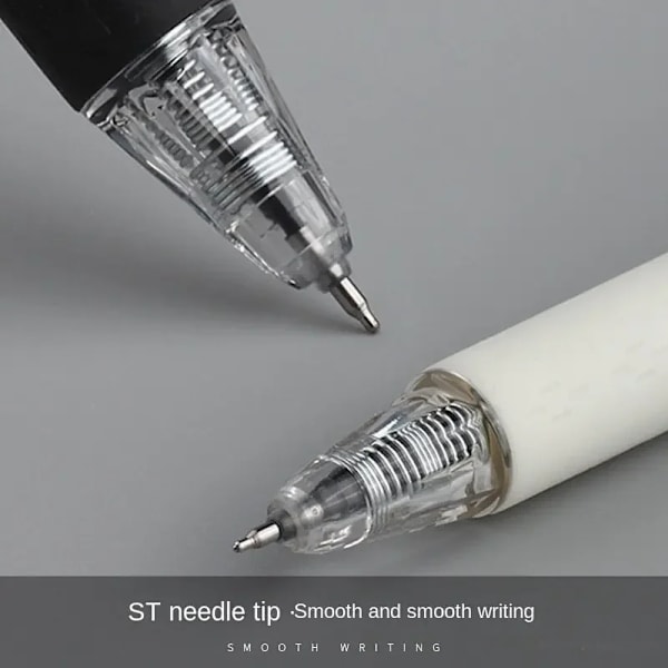 1 låda 0,5 mm Snoopy Press Gel Penna Skrivpenna Signatur Svart Bläck Kontor Skola Brevpapper Tecknad Söt Gratis Frakt Present Snoopy 12pcs