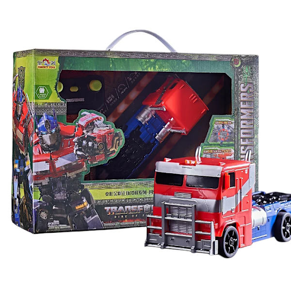 Transformers 7 Optimus Prime Bumblebee Fjärrkontroll Bil Fyrhjulsdrift Racingbil Actionfigur Robotleksaker Barnpresent A