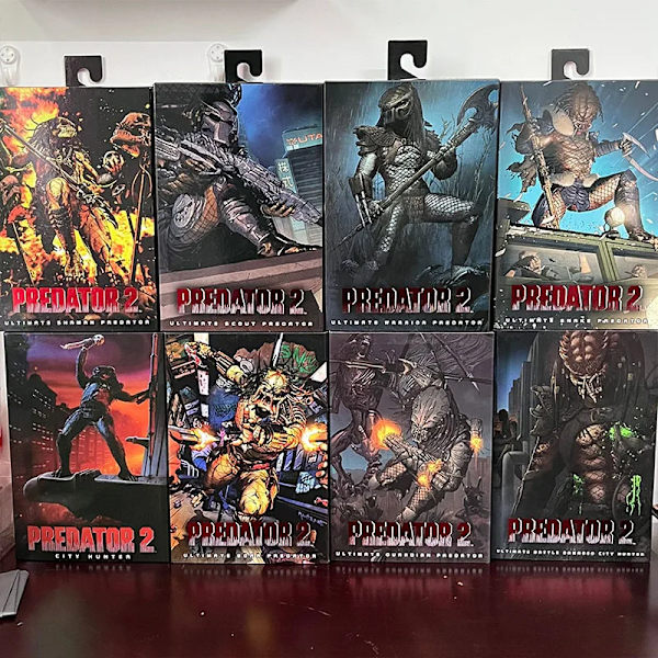 NECA Ahab Ultimate Scout Shaman Warrior Guardian Battle Drmaced City Hunter Jungle Hunter Predators Action Figur Modell Alpha with box
