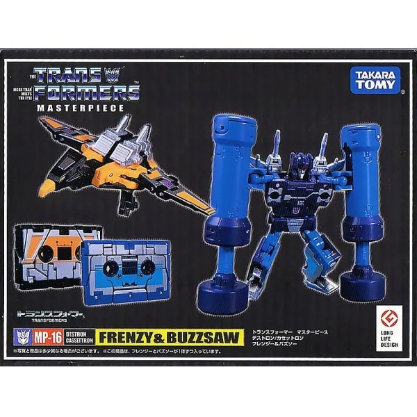 Takara Tomy Transformers Toys MP15 Rumble Ravage MP-16 Frenzy Buzzsaw Actionfigurer Transformer Robotleksaker för barn MP-16 KO