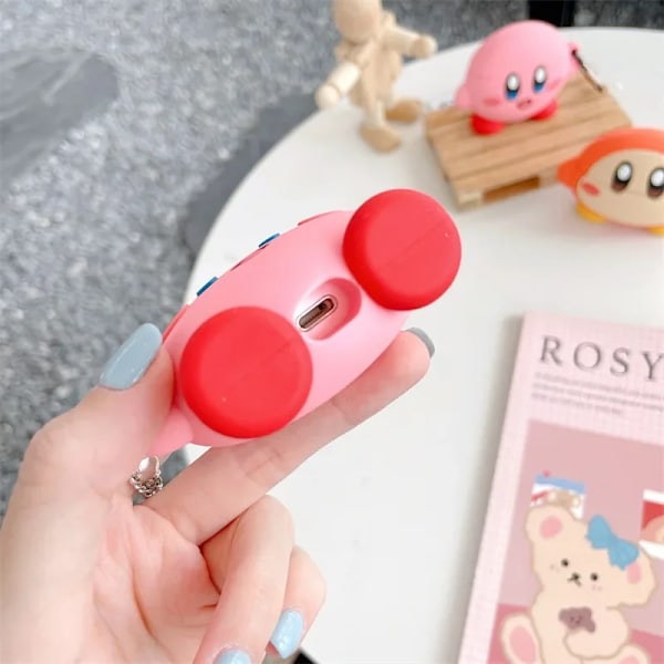 3D Kirby case för Airpods 2 3 Pro 1 case Anime Cute cover för Apple Air Pods Pro 2 3 Case Cover BOX Kirby for AirPods 1 2