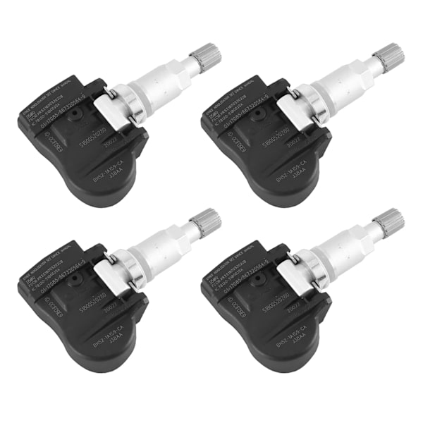 Set med 4 däcktrycksgivare TPMS BH52-1A159-CA för Land Rover LR4 Jaguar