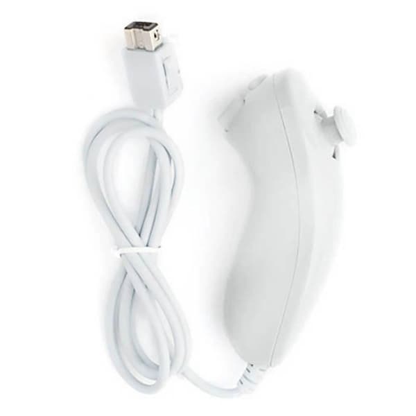 Til Nintendo Wii WII U konsol, Nunchuck Controller Hvid