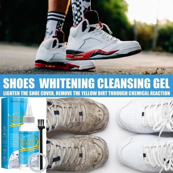Sko Blege Gel - Mærke - Model - Hvide Sko - Sneakers - Pletfjerner