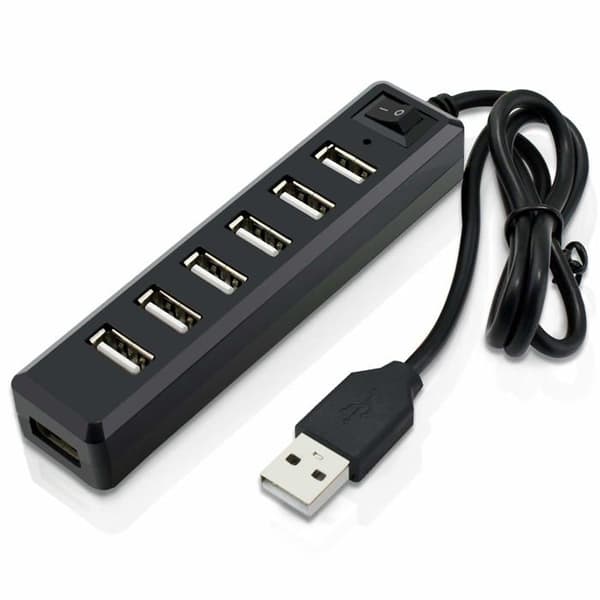 Port Höghastighets USB Hub Extender för PS3, Xbox, Wii, PC, MAC, Laptop, NoteBook, Mac Book, Tablet