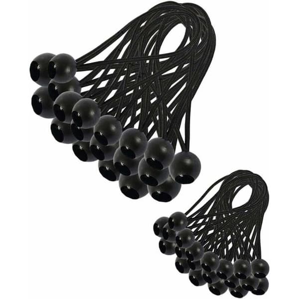 30 stk. elastiske strammere presenning elastisk bungee snor elastisk strammer til pavillon presenning camping telt gardiner PZCC
