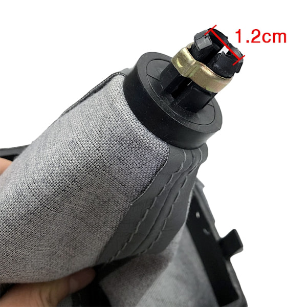 Växelspaksratt Spak Växel PU Läder Gaitor Boot För Volkswagen VW Polo 9N 9N2 GTI 2002 2003 2004 2005 2006 2007 2008 2009-5 Speed B0275 5 Speed B0275