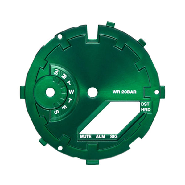 För GA2100 GA2110 Luminous Hour Marker Dial Watch Pointer Scale Ring Index Modification Dial ga2110 Watch Mod Kit Tillbehör 0147Matte Green