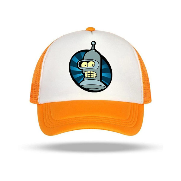 Futurama Cap Pojkar Flickor Tecknadt print Mesh Cap Kawaii Solhatt Söt Anime Utomhus Casual Sport Cap Barnfödelsedagspresenter FCWL5 adult