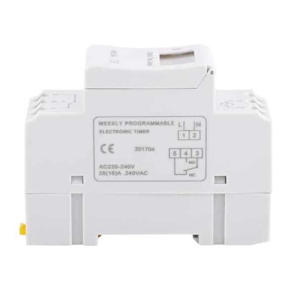 Digitalt tidsbryter ukentlig programmerbar elektronisk timer (AC220V)