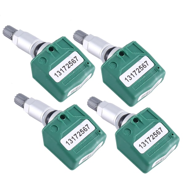 Set med 4 däcktrycksgivare TPMS 13172567 för Saab Saturn för Opel Astra H Vectra C Zafira B 2003-2007