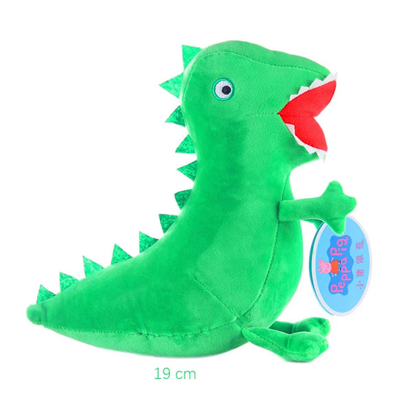 19 CM Äkta Peppa Pig Plysch grisleksaker Högkvalitativ mjukfylld George tecknad djurdocka Barnfödelsedagspresenter 6