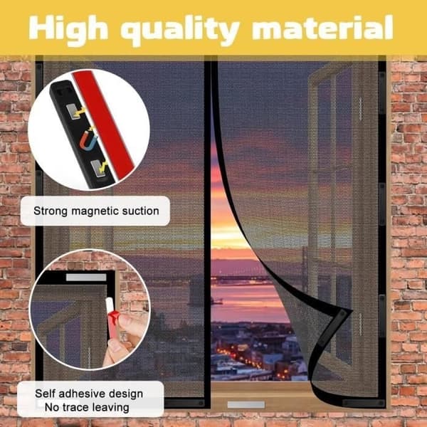 8 stk. magnetiske vindusskjermklips for vindusskjermfester