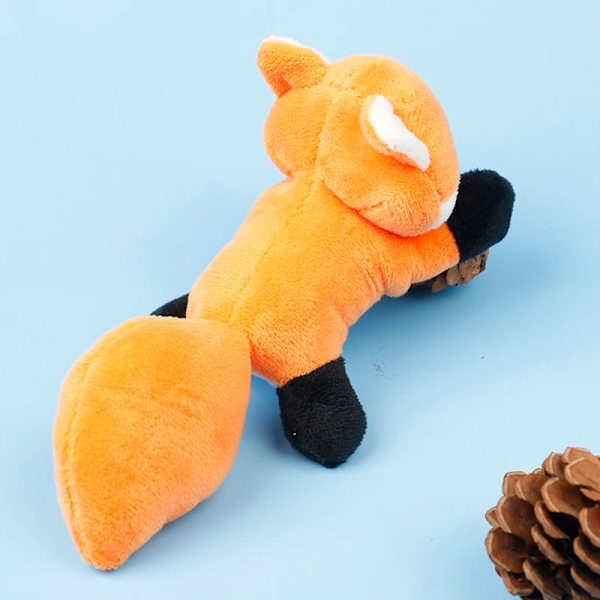 Söt 1st Mini Little Fox Docka Tecknad Plysch Brosch Par Söt Klädnål Pojkar och Flickor Skolväska Väska Pendelleksak
