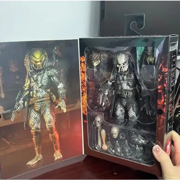 NECA Ahab Ultimate Scout Shaman Warrior Guardian Battle Drmaced City Hunter Jungle Hunter Predators Action Figur Modell Elder with box