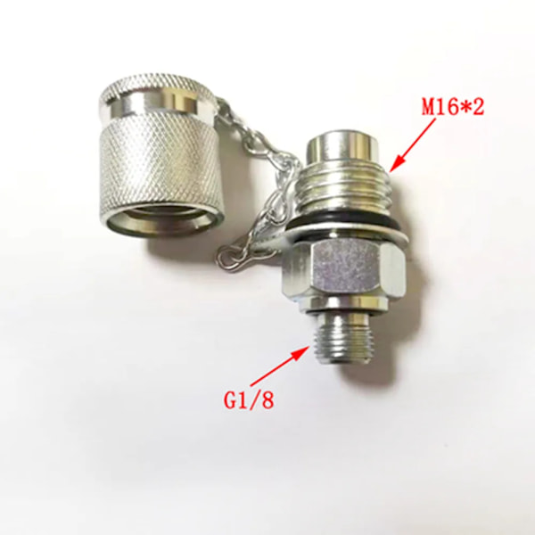 63MPa 630BAR för hydraulisk ledning Konvertera hydrauliskt trycktestadapter Testpunkt Testkoppling Adaptersystem G1-8