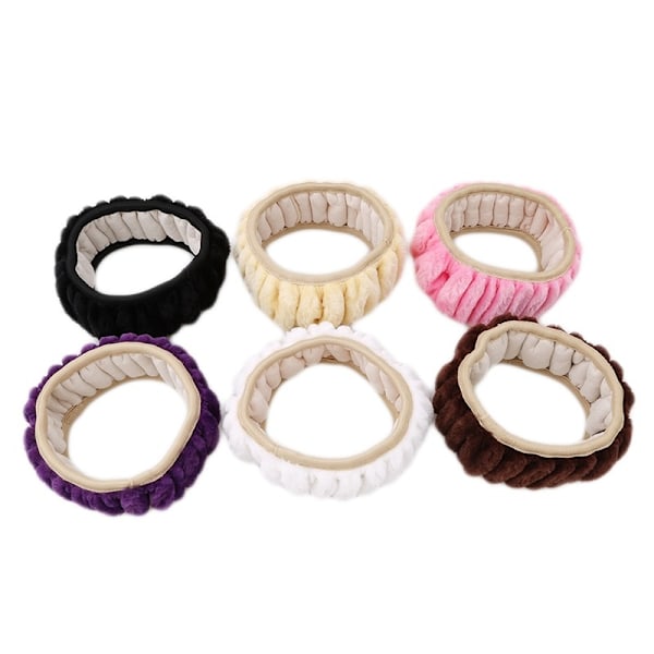 (kaffe plysch set) Cover Växling Handbromsskydd Cover Dekoration Varm Supertjock plyschkrage Mjuk Svart Rosa Kvinnor Man coffee plush set