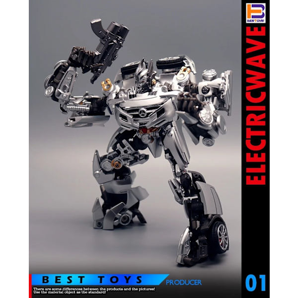 I lager Best Toys BT01 Soundwave ROTF Transformation SS Masterpiece Action Figur Leksak Modell KO SS51 Samlarmodell Presentleksaker BT01-No Box