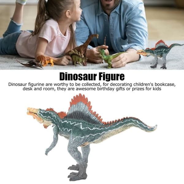 Stor Stegosaurus Dinosaur Figur, Solidt Legetøj, Dinosaur Action Figur, Ornamentmodel til Børn Drenge