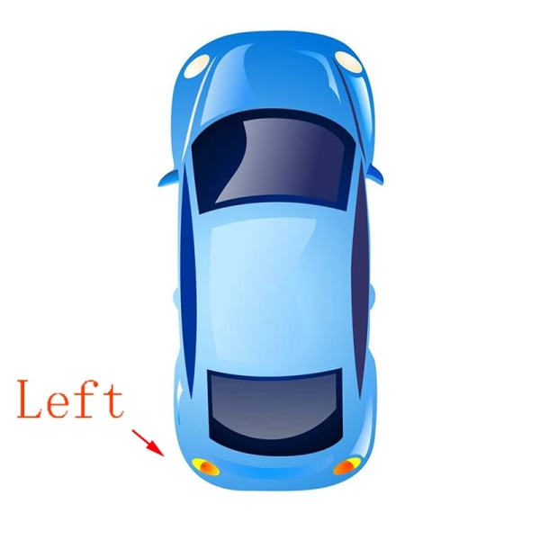 Automatisk främre bakre stötfångare dragkrok täckning cap för mazda atenza mazda 6 2017 2018 GW2F-50-A11 Rear White Left
