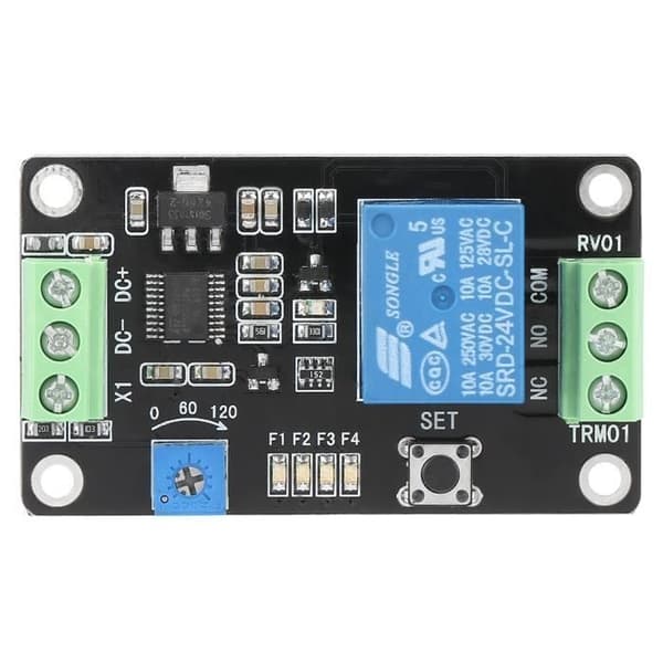 Tidsforsinkelsesrelæ Selvlåsende On Off Switch 555 Timer DC 24V
