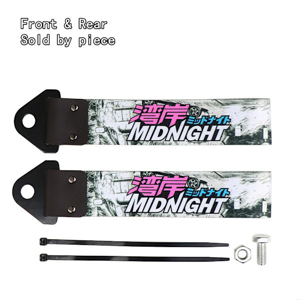 JDM Racing-Sangle De Tourquering Universal, Race dragkrokar, krok av nylon bilsläpvagnssträngar för hastighetsjägare, initial dragstång, JDM 4