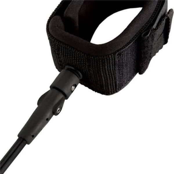 (Sort) Surf Leash - Uspecificeret - Model Uspecificeret - Fleksibel - Komfortabel - 10 fod TPU Black