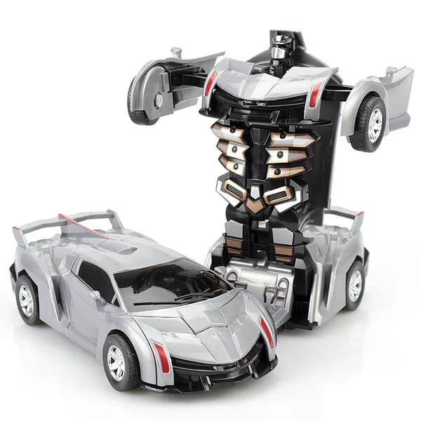 2023 Ny Stil Mini 2 I 1 Anime Transformationsrobot Model Kollisionsdeformationskøretøjer Legetøj til Drenge Børnegaver