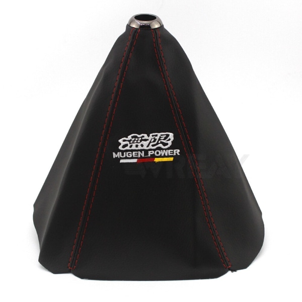 Stil PU-läder växlingskragar Biltyg växelspaksknapp Spak Stick krage damask Cover för Honda-Sk2-Black line Sk2-Black line