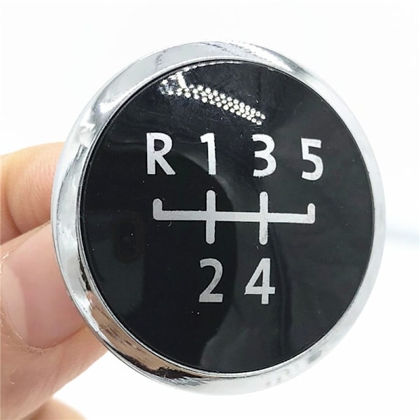 Car Styling 5/6 Speed För Volkswagen VW Transport T5 T5.1 Gp 2003-2011 Växelspaksknopp Stick Cover Cap Emblem Badge Accessories-12345R svart 12345R black