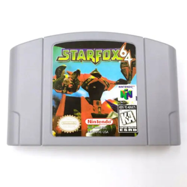 N64 Gaming Card Series 64 Bit Mary Rook Mario Kart Super smash party USA Version N64 Video Game Cartridge Card English Language Star Fox 64