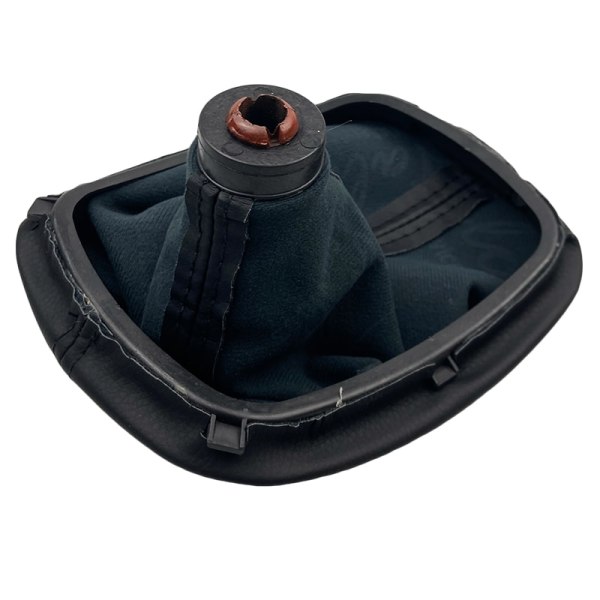 För Volkswagen VW Passat B5 B5.5 1998 1999 2000 2001 2002 2003 2004 2005 Växelspaksknopp med kragar Spak Växel damask Boot-6 Speed Black B 6 Speed  Black B