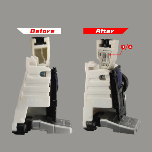 GO Better Arm Leg Filler Upgrade Kit för Siege Sideswipe Red Alert For Siege Sideswipe