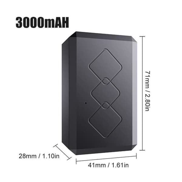 Mini GPS Tracker - GPS Tracker - Bil GPS - För Barn Seniorer Husdjur Bil - 3000mAh