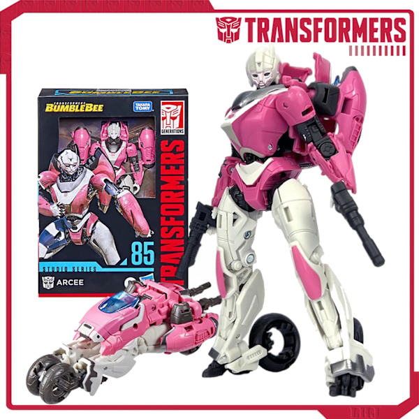 TAKARA TOMY Transformers The Last Knight SS Series D BB SS85 SS-85 Original Arcee Anime Figurer Action Modell Leksak Collection Present SS85 Arcee
