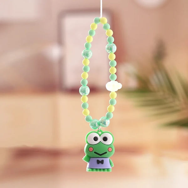 Ny Kawaii Sanrio Cinnamoroll Kuromi My Melody Mobiltelefon Charm Chain Tecknad Anime Hänge Smycken Leksaker för flickor Presenter 3