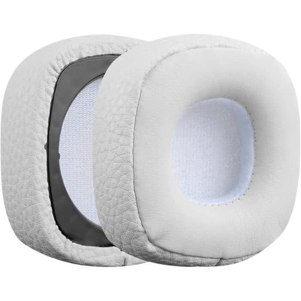 (hvit) Erstatningsøreputer for Marshall Major III Major 3 hodetelefoner, hvit white